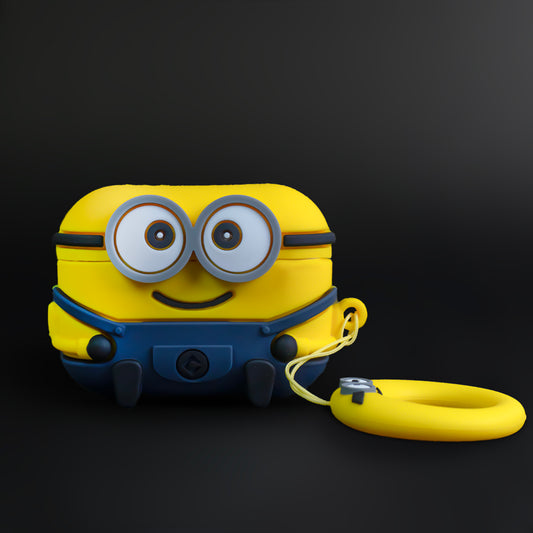 Cute 3D Minions Airpods Cover